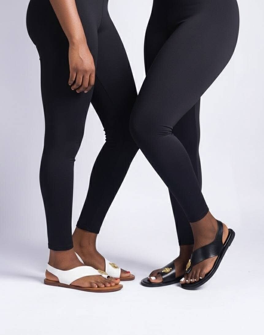 Sandale en cuir pour femme