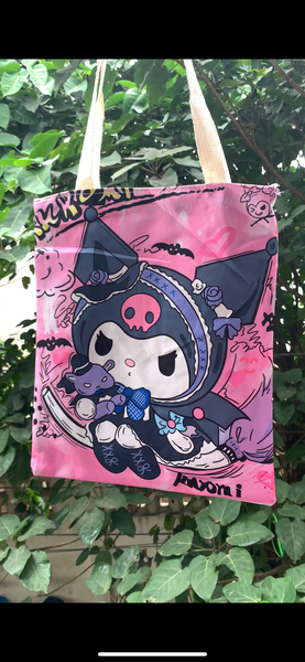 Sac tote motif character rose