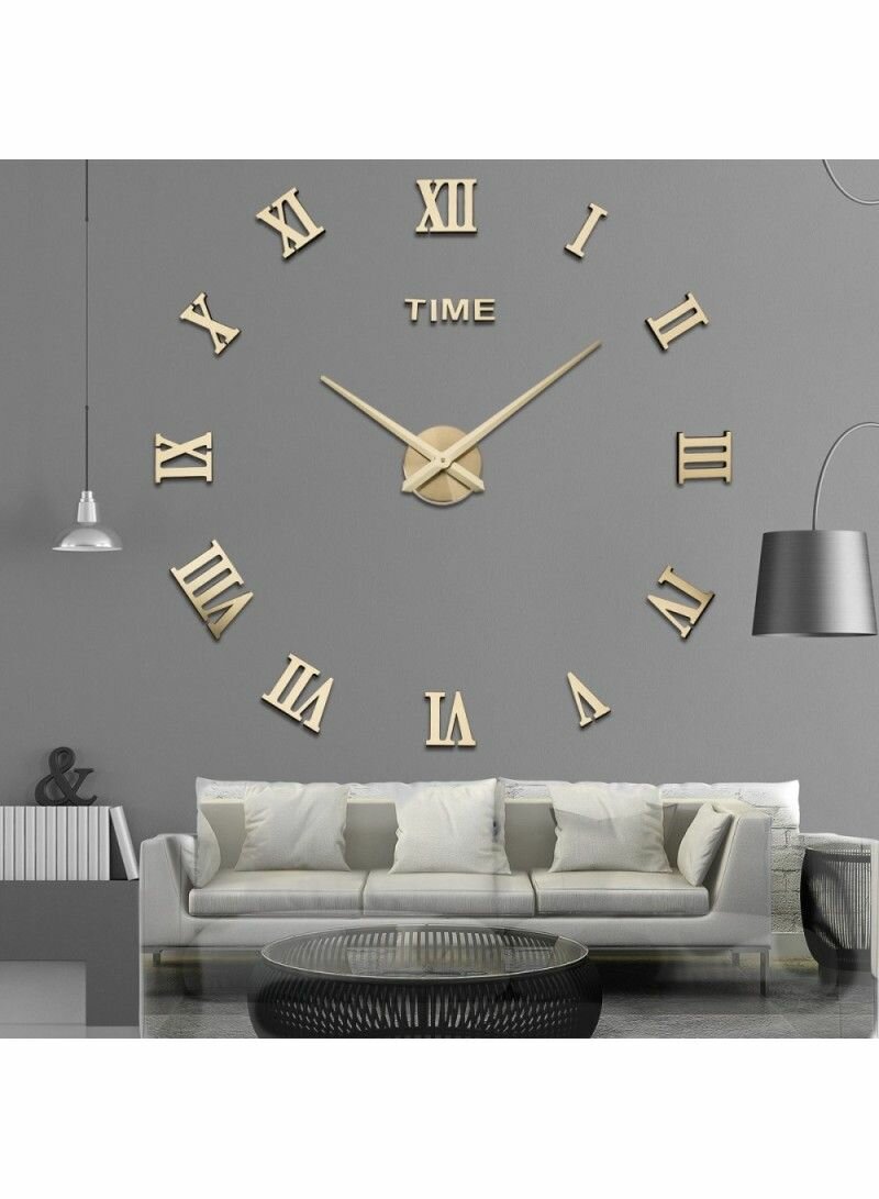 FRAMELESS DIY WALL CLOCK