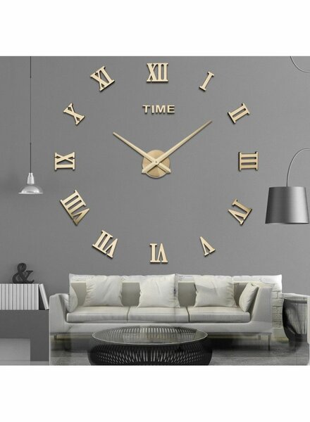 FRAMELESS DIY WALL CLOCK