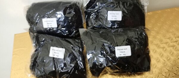 Afro kinky bulk(human hair)