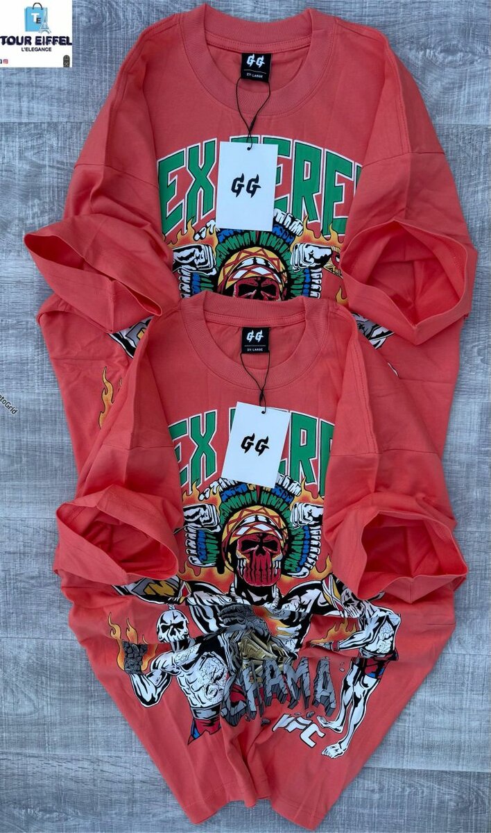 T-shirt graphique homme extrême
