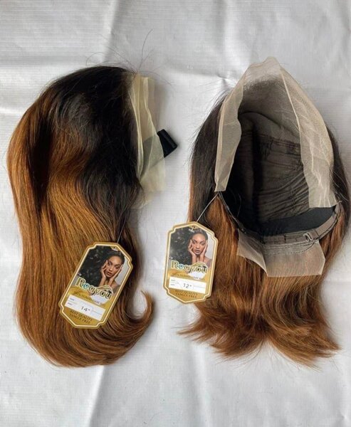 Perruque en dentelle ombré