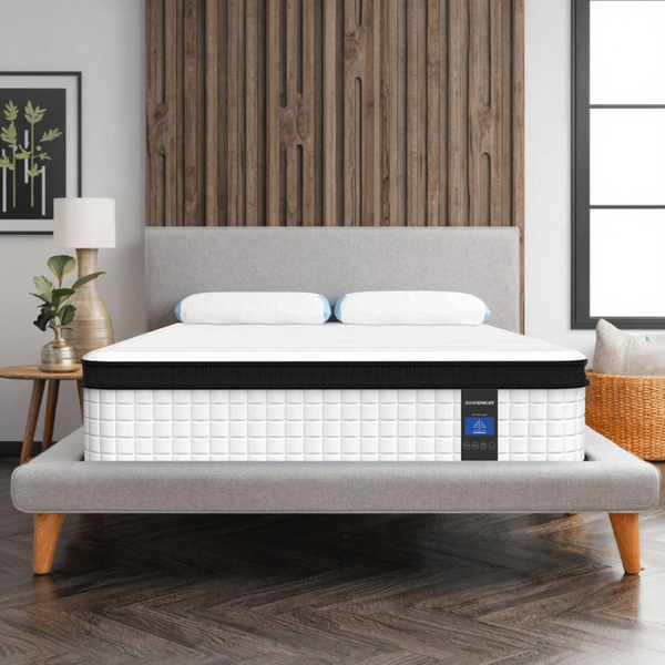 Matelas à ressorts avec tête de lit réglable