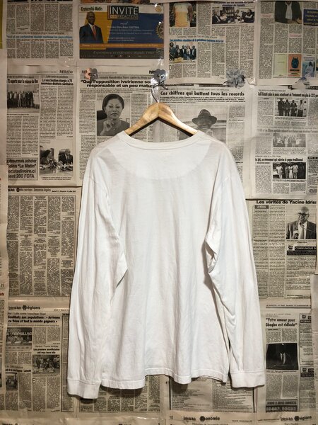 T-shirt à manches longues blanc