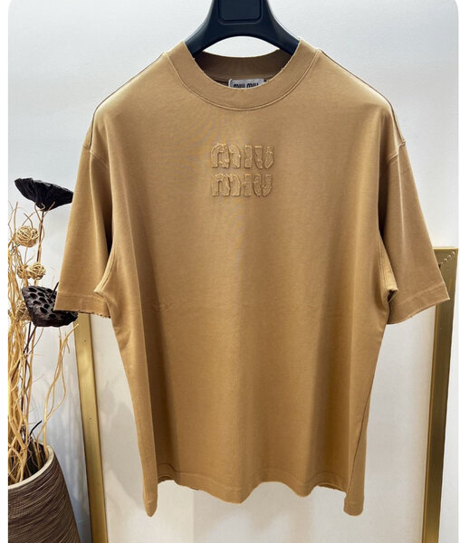 T-shirt classique beige