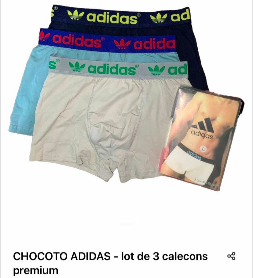 Lot de boxers Adidas et Lacoste