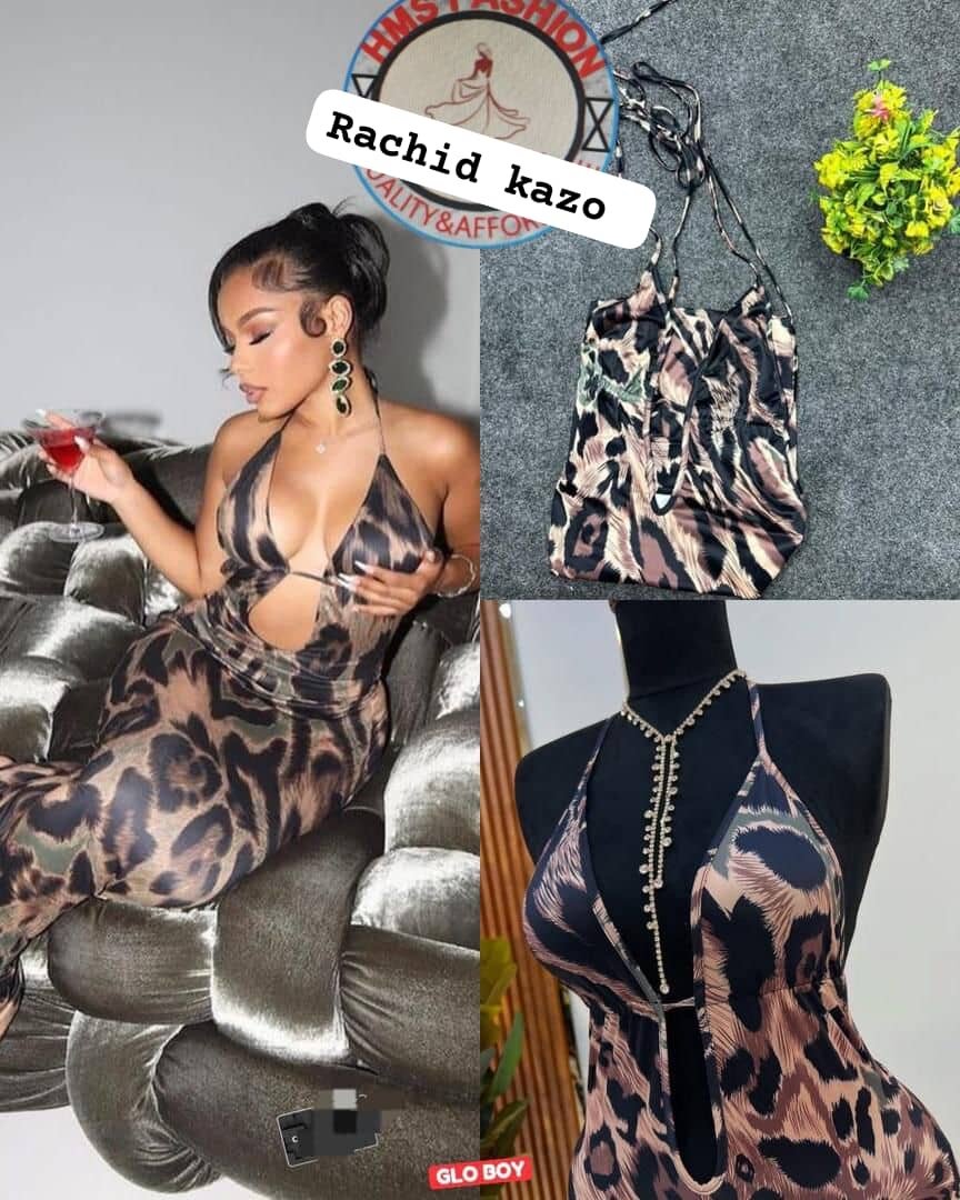 Robe longue imprimée