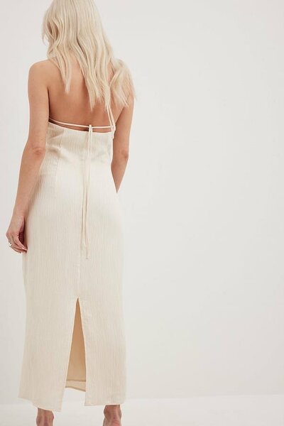 Off-white Tie Back Dress