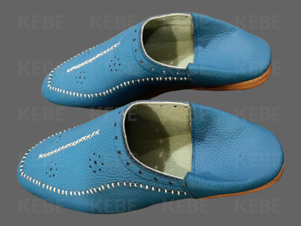 Babouche en cuir