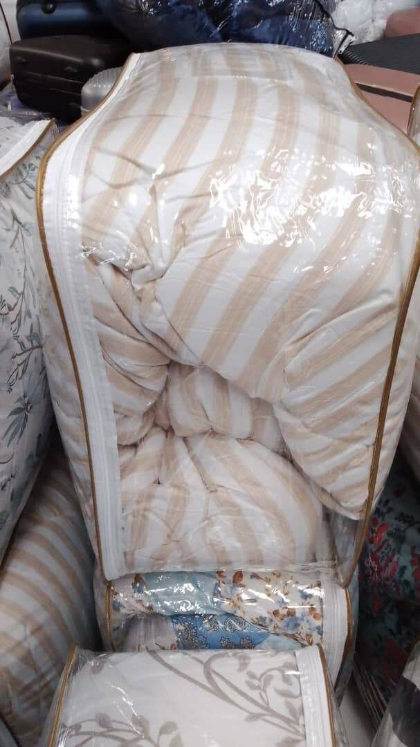 Couette douce rayée