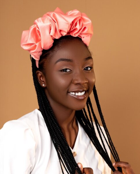 Scrunchie Headpiece pink