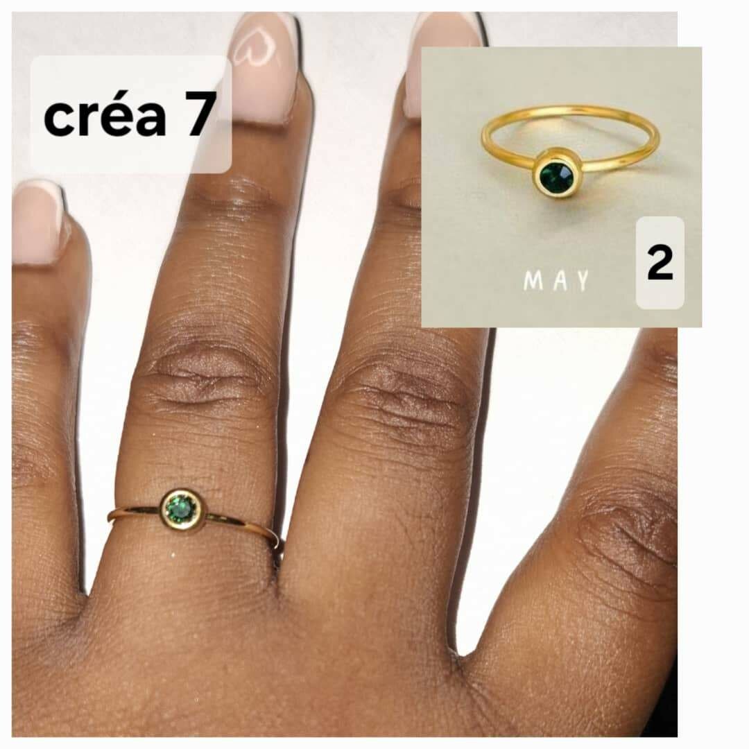 Boitier de bague en cristal