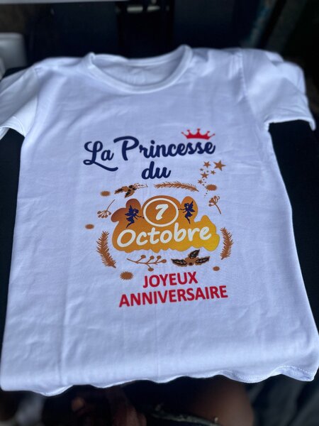 TEE-SHIRTS PERSONNALISÉS ANNIVERSAIRE
