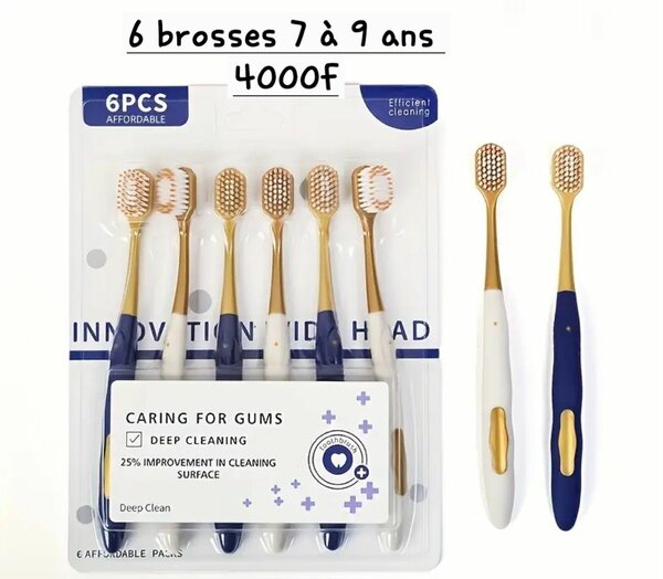 Brosses à dents enfants 6pcs