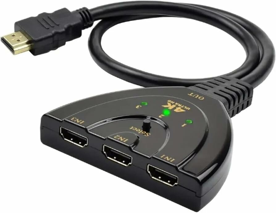Commutateur HDMI 4K 3 Ports