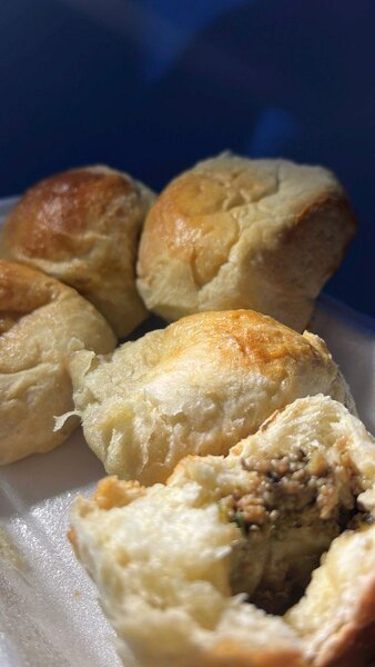 Pains Fourré Viande et Fromage