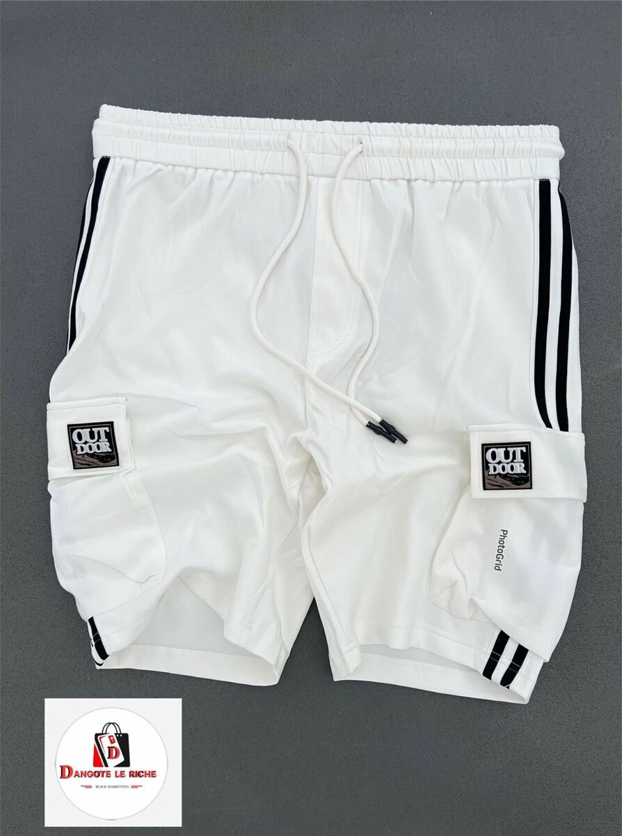Shorts de sport blancs homme