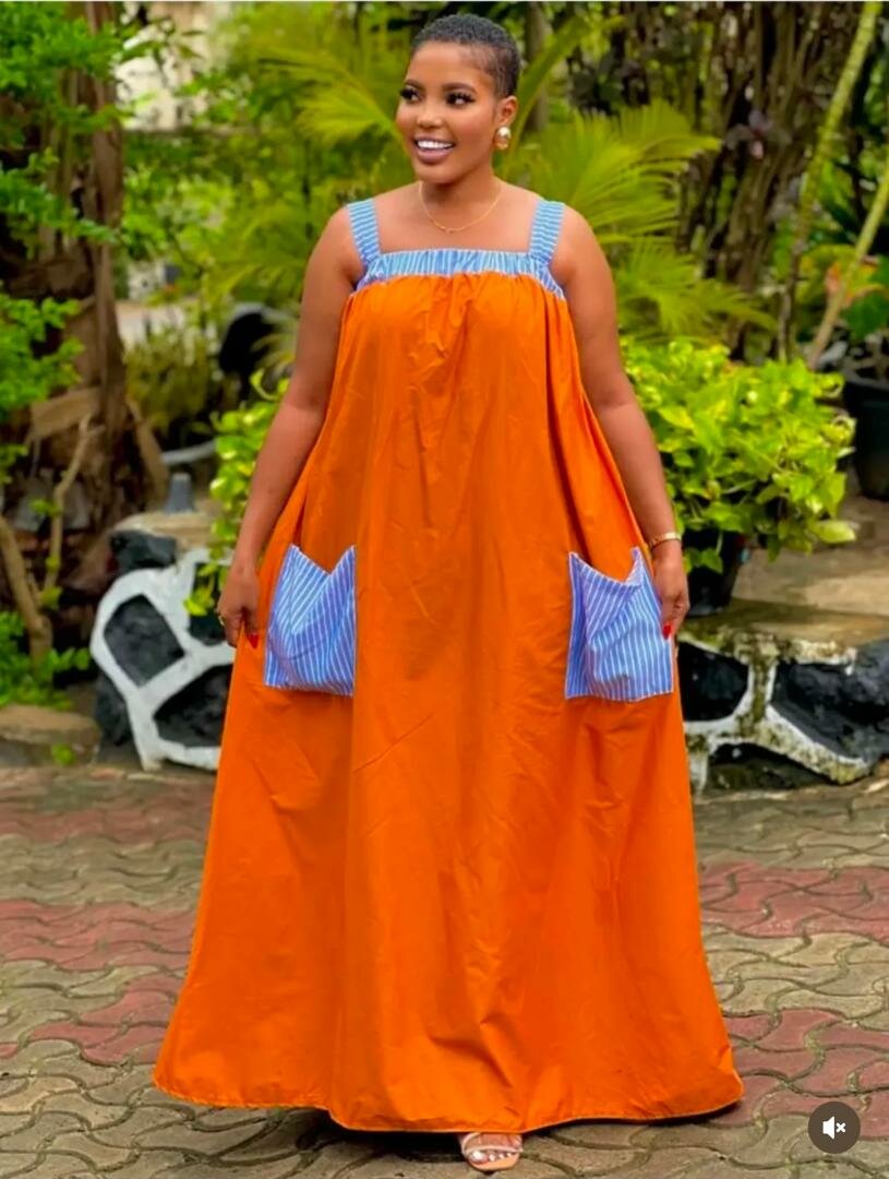 Robe longue décontractée femme