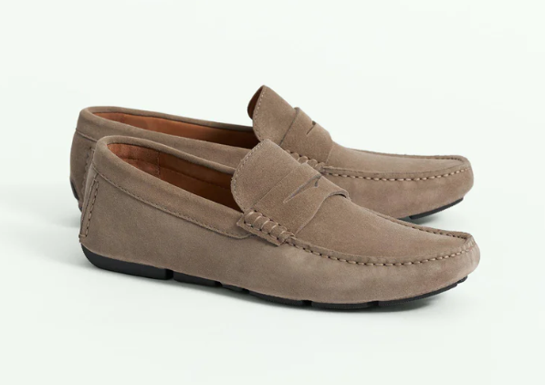 Brooks Brothers Jefferson Suede Driving Moccasins