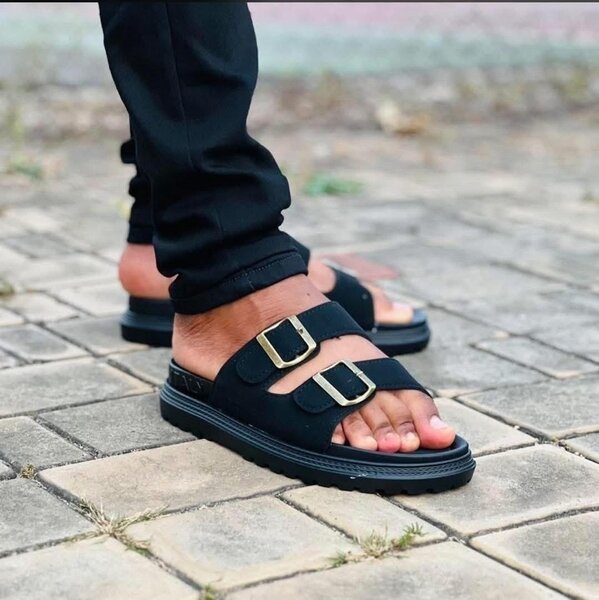Sandales confortables à boucles