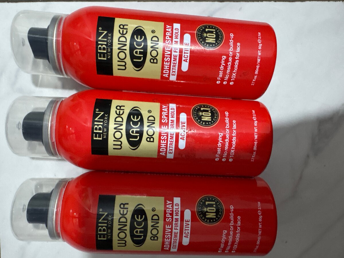 Spray adhésif cheveux EBIN