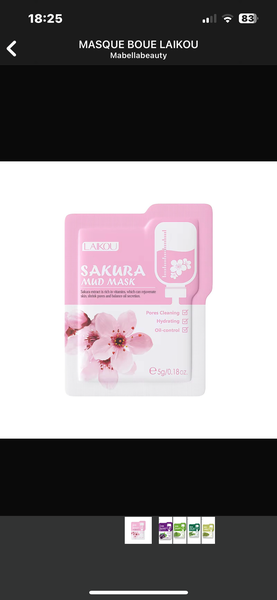 Masque Boue Sakura Laikou