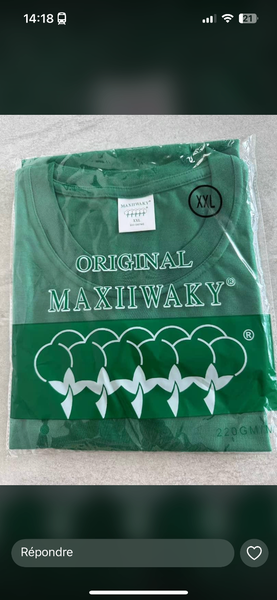 T-shirt Vert MaxiWaky XXL