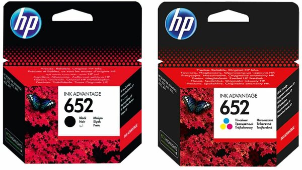 Cartouche HP 652 Noir + Couleur