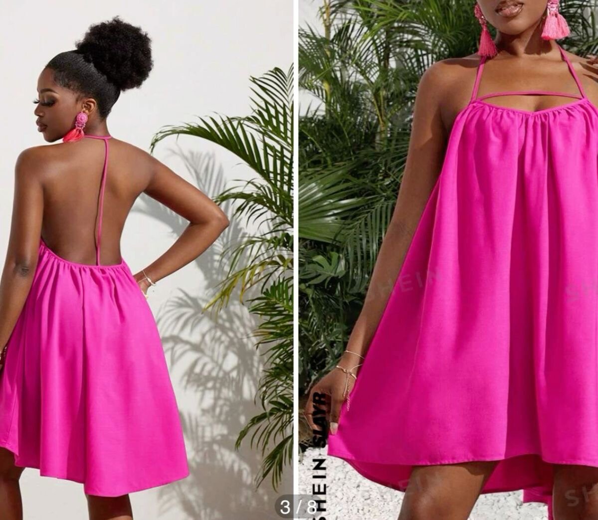 Robe d'été dos nu chic