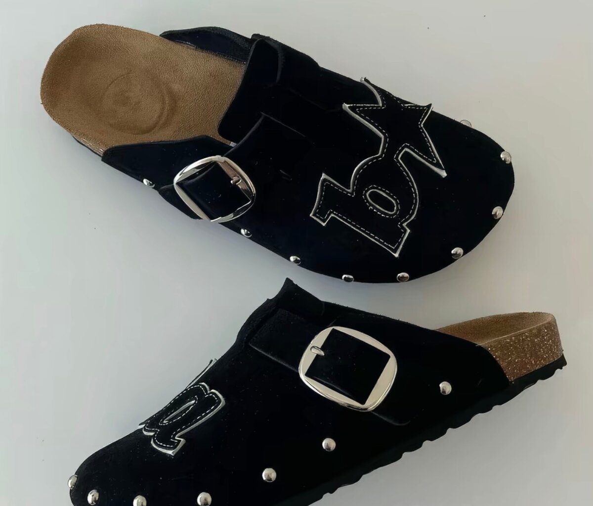 Sabots en daim tendance