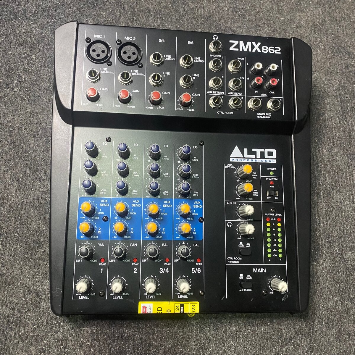 ZMX 862 6-channel Mixer by Alto Professional