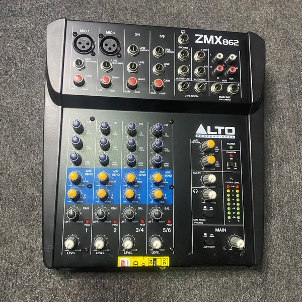 ZMX 862 6-channel Mixer by Alto Professional