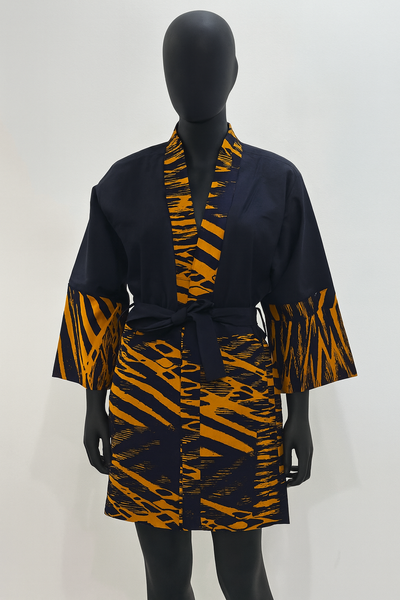 Kimono à motif ethnique moderne