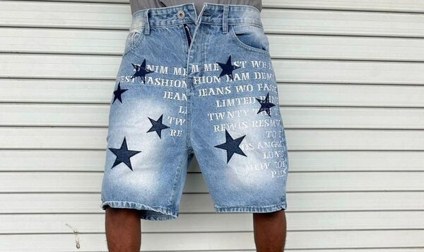 Shorts en jean tendance homme