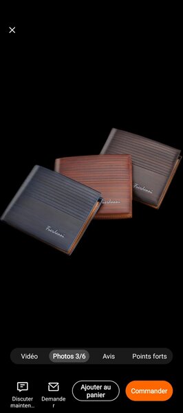 Portefeuille homme