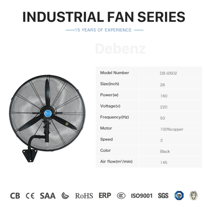 Ventilateur industriel puissant Debenz