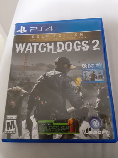 Jeu PS4 Watch Dogs 2 Gold