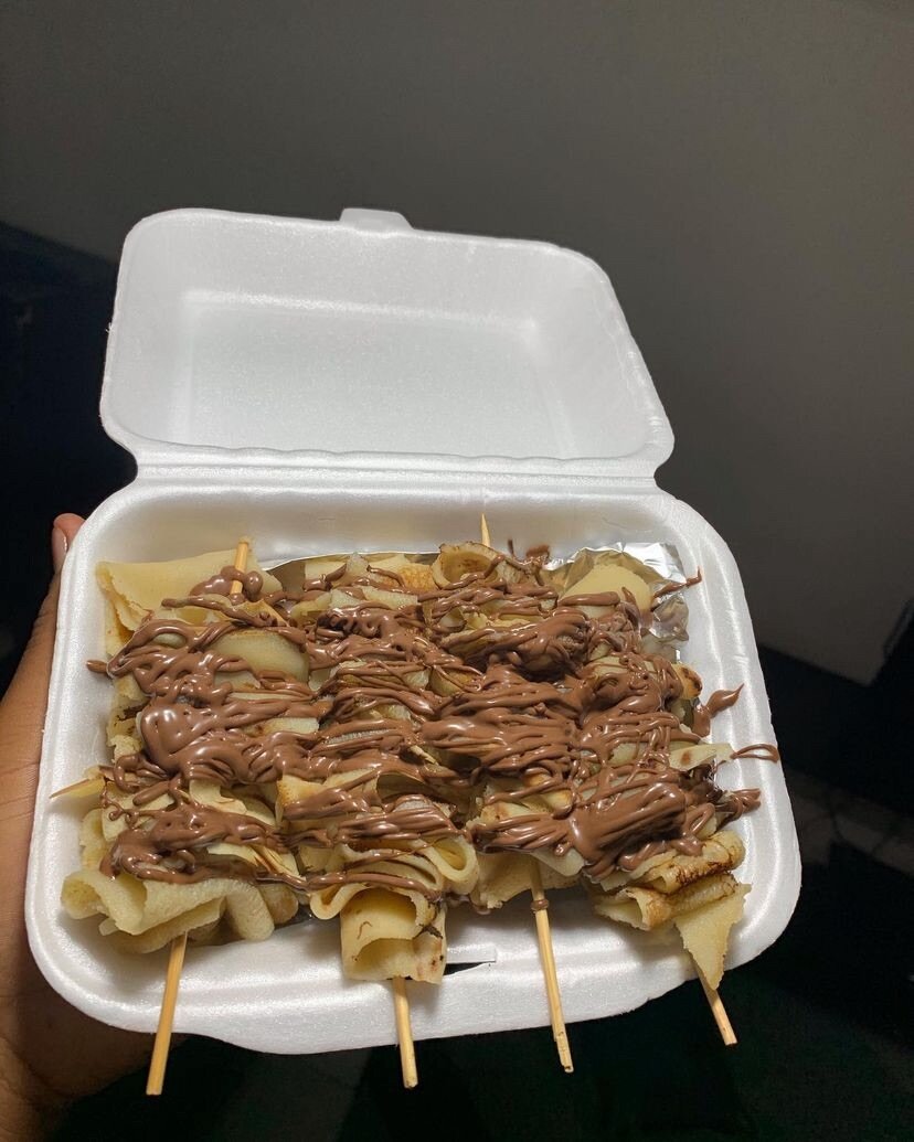 Crêpes sucrées au chocolat