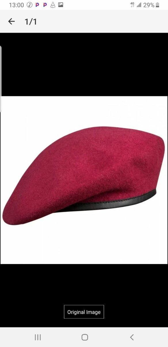 Béret classique en laine