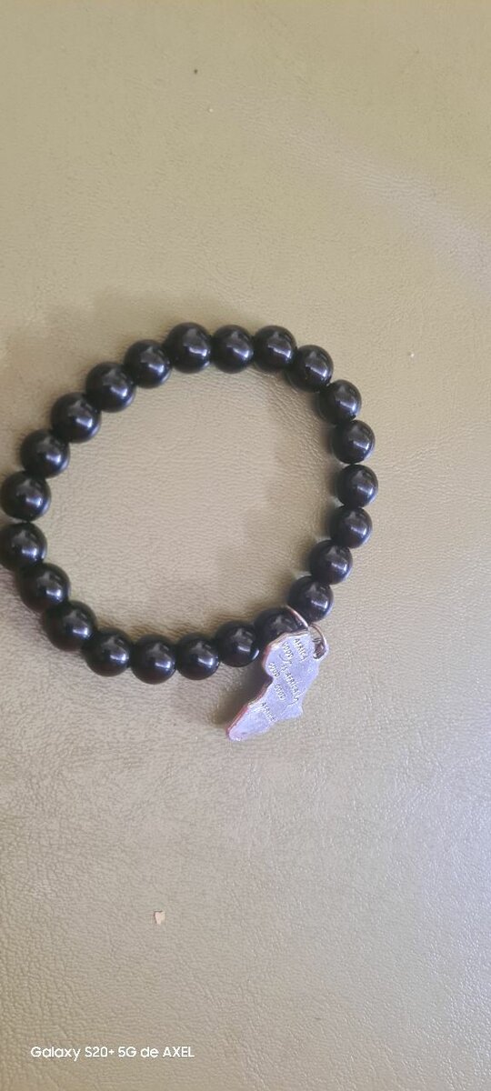 Bracelet perles avec pendentif