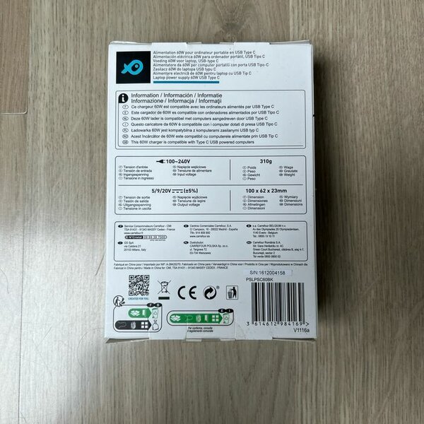 Chargeur PC poss lpsc60