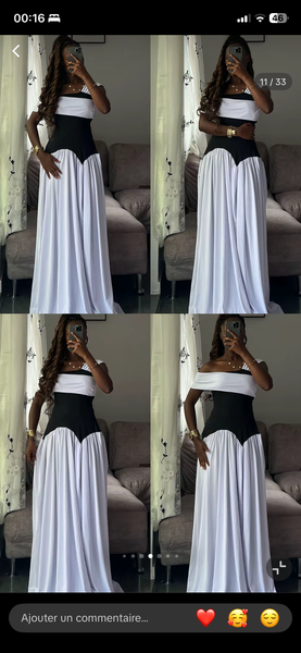 Robe élégante en soie