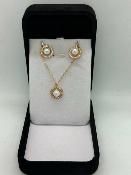 Parure Collier et Boucles D'or