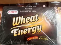 Wheat Energy chocolate bar 36 wheat bars filled with chocolate fresh stock