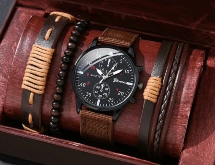 Montre Homme Quartz et Bracelets