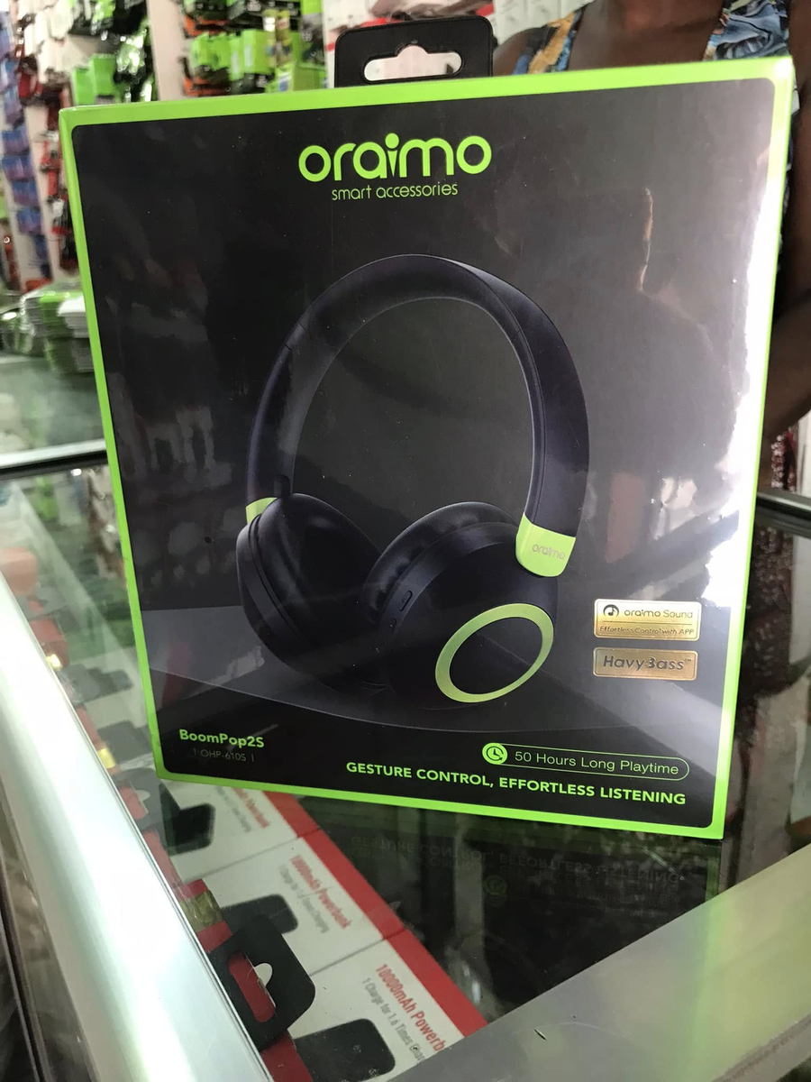 Boom pop2s ENC wireless overhead headphones 