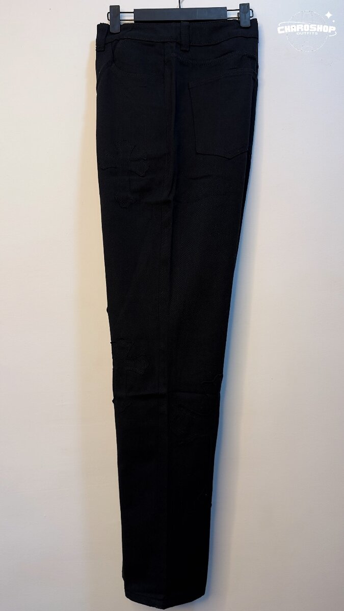 Pantalon noir homme stylé
