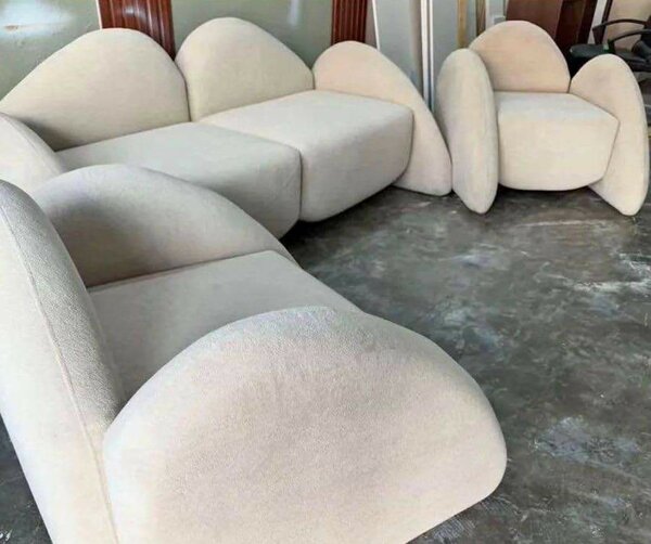 Canapé moderne design beige