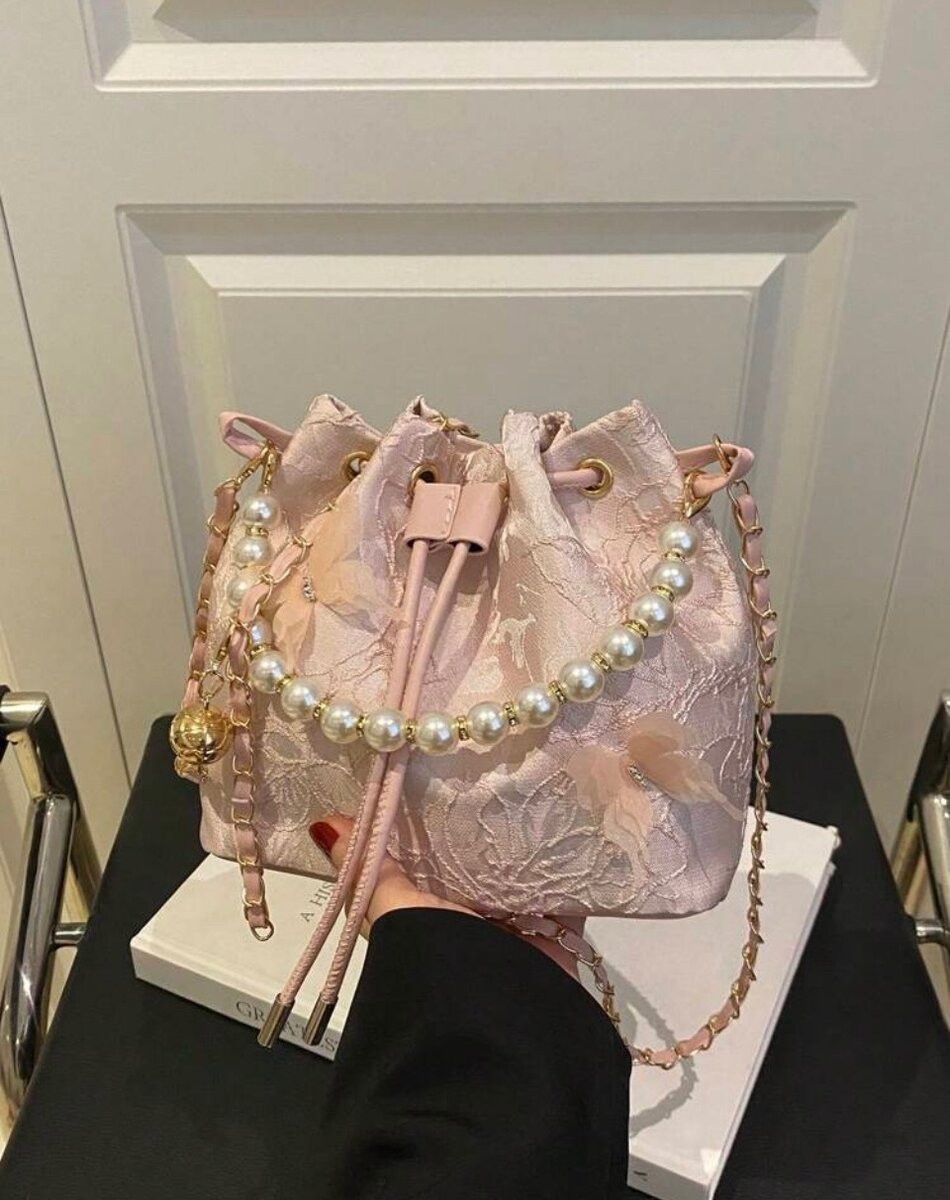 Sac à main rose clair